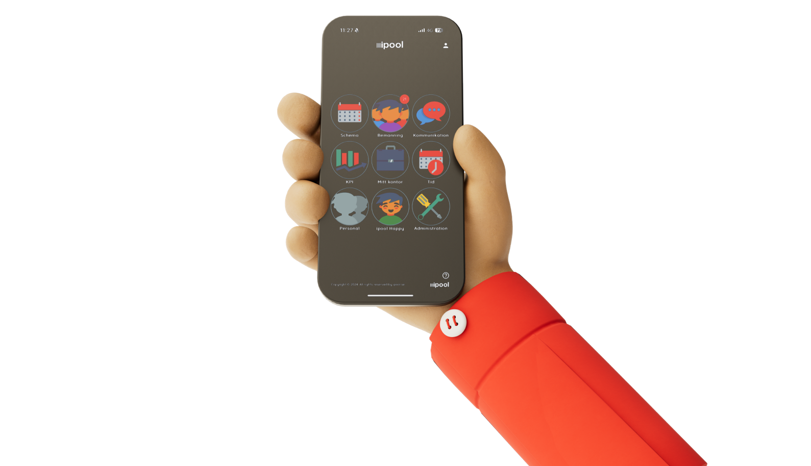 Phone overlay